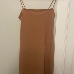 Streetwear Society Tan Strapless Dress
